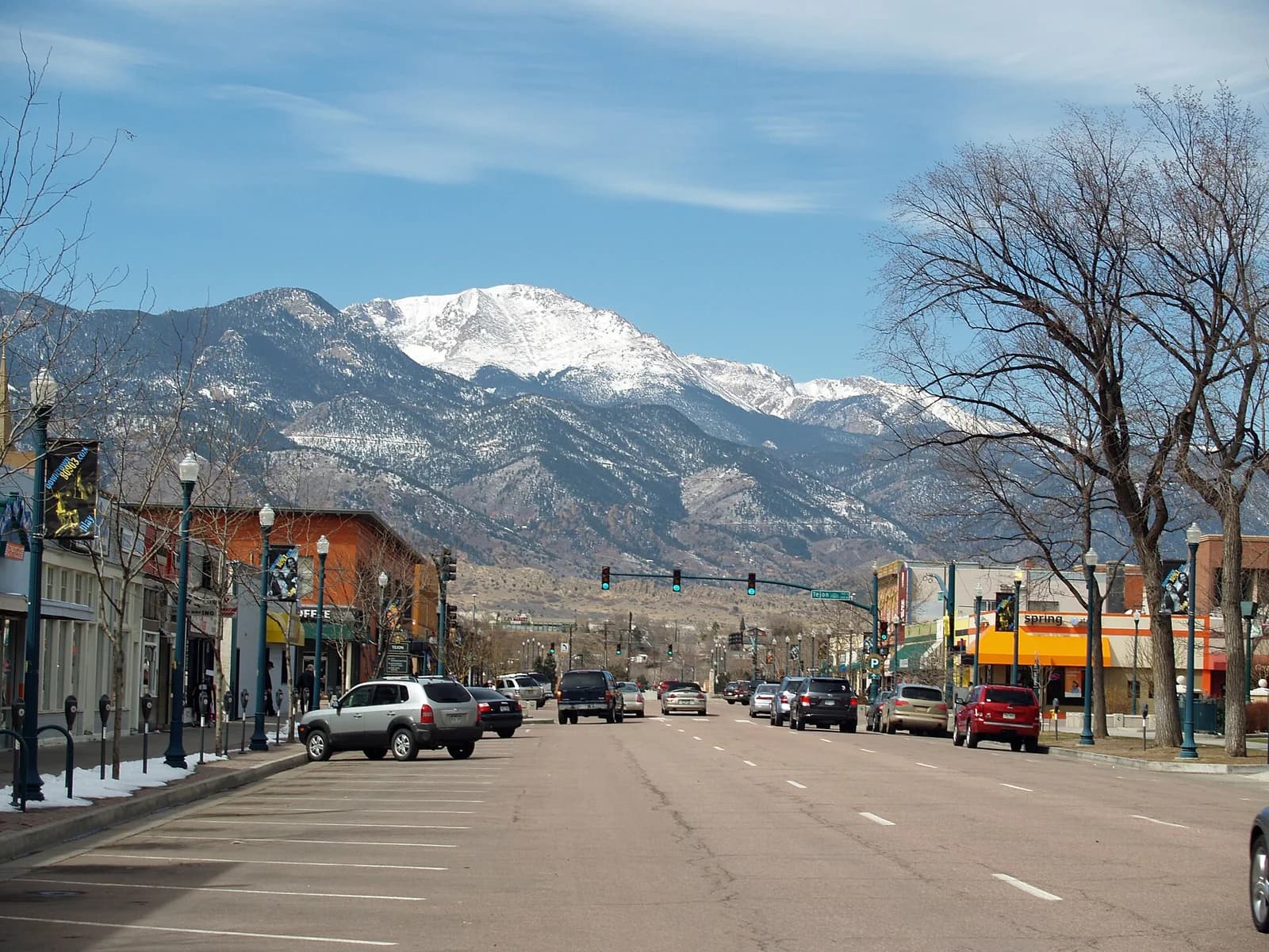 Downtown Colorado Springs, Colorado.