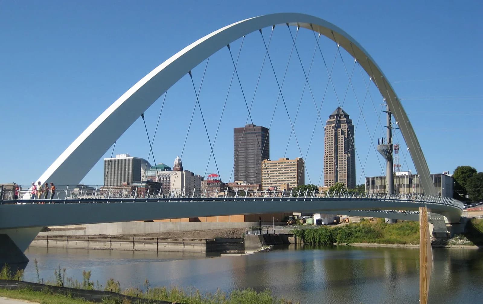 Skyline downtown Des Moines