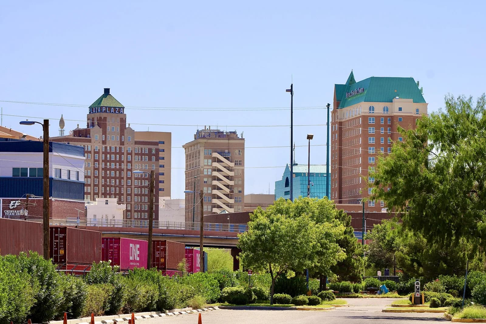 OLD DOWNTOWN EL PASO, TEXAS.