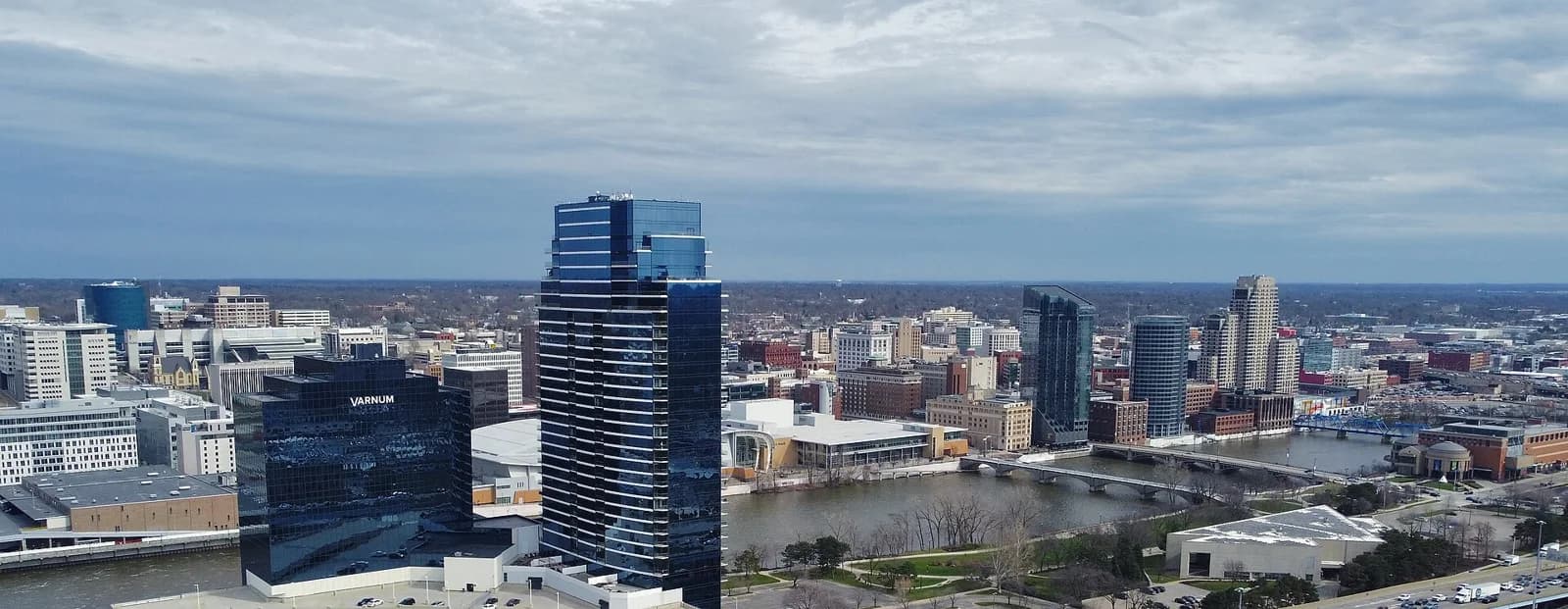 Grand Rapids, Michigan skyline April 2022