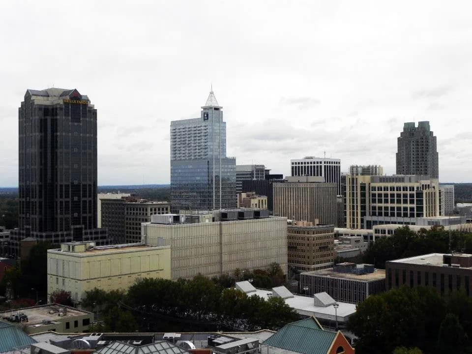 Raleigh North Carolina skyline