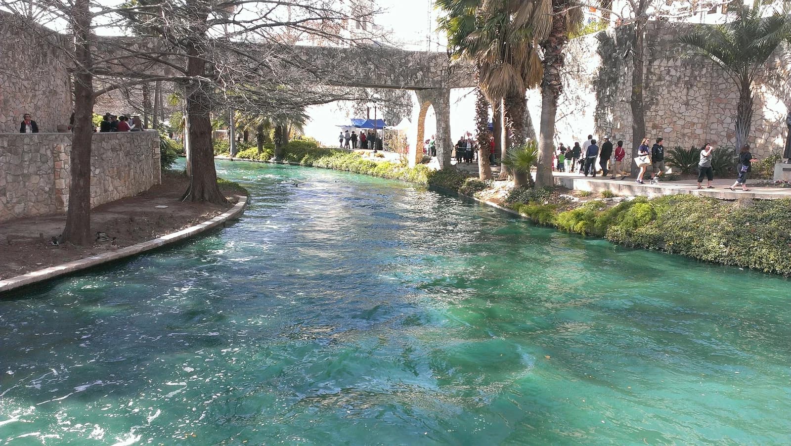 View of the River Walk in San Antonio, Texas. Probably taken in 2018.