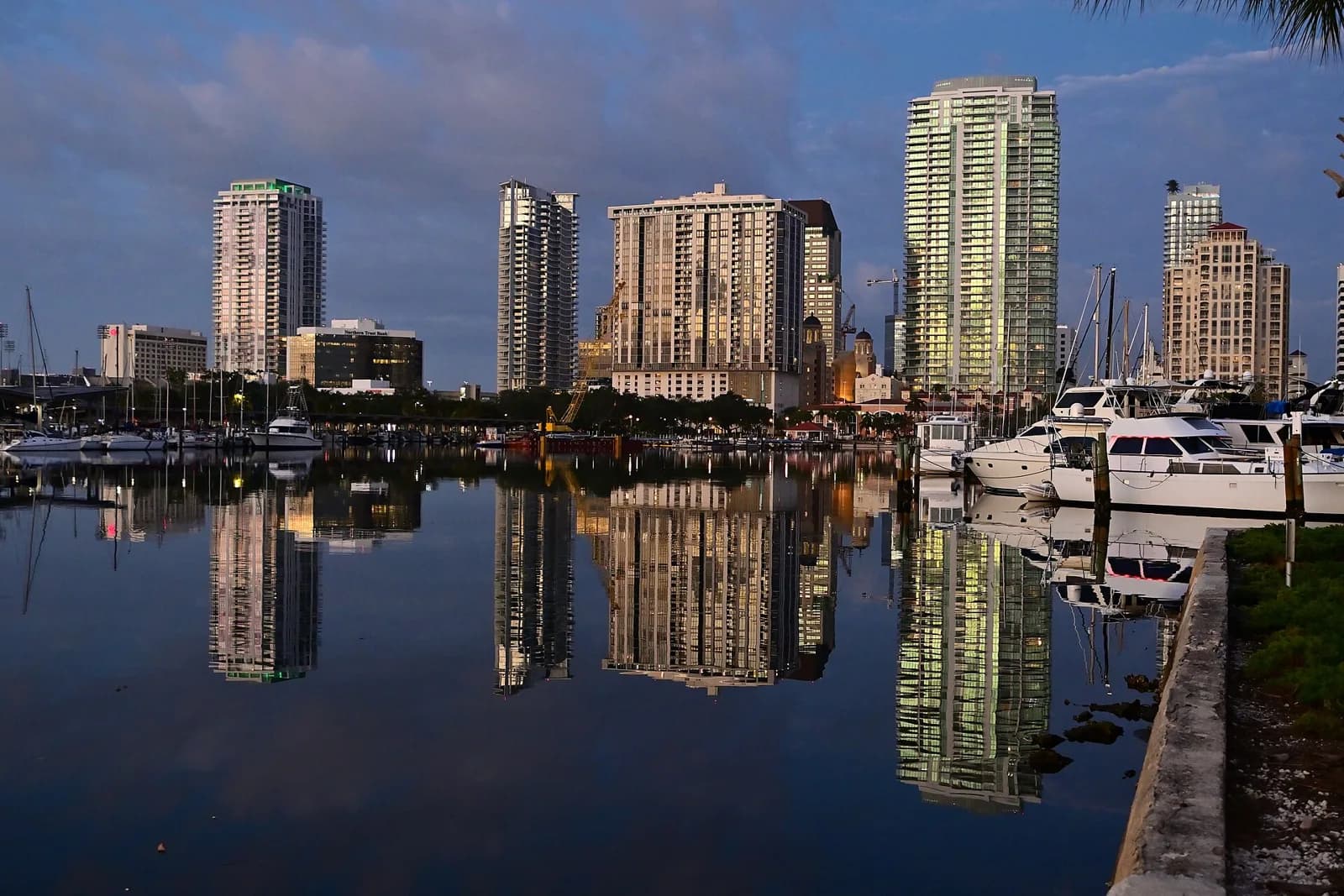 St. Petersburg Florida skyline at sunrise 1